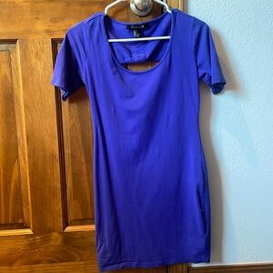Forever 21 Blue Keyhole Dress - Small - Worn Once